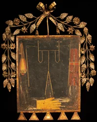 Schild für Lederladen, ca. 1750, Italien