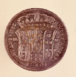 Silberpiastra aus Neapel: Herrschaft von Carlo III. von Spanien