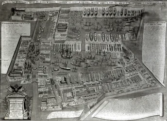 Das Arsenal, Venedig (Farbstich)