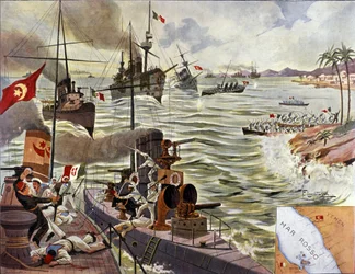 Die Schlacht von Kunfuda Bay, Januar 1912