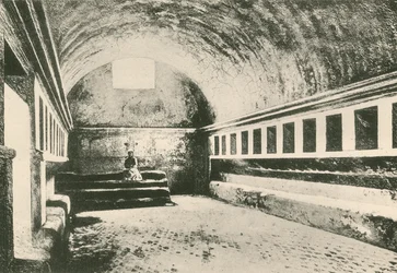 Das Frigidarium der Frauen in den Stabianischen Bädern (Gravur)