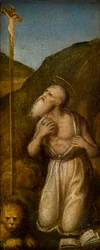 Die Stigmatisation der Heiligen Franziskus und Hieronymus