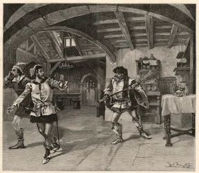 Die Aufführung von Giuseppe Verdis Falstaff (Teatro alla Scala) in Mailand