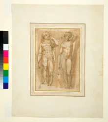 Zwei antike Gottheiten, ca. 1600