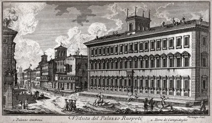 Via del Corso, Rom (Gravur)