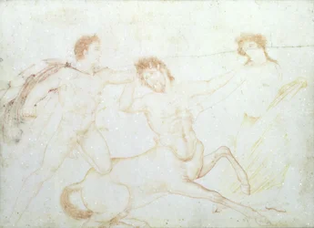 Der Tod eines Zentauren, möglicherweise Eurytus und Pirithous, Herculaneum