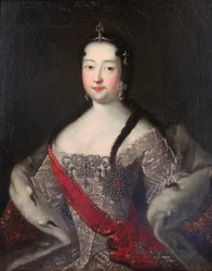 Porträt der Zesarewna Anna Petrowna, 1740er Jahre