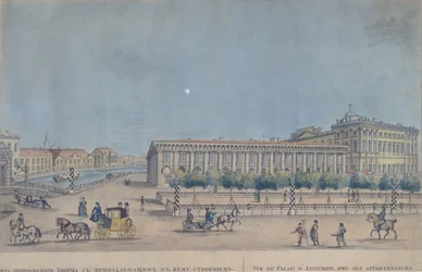 Der Anichkov-Palast in Sankt Petersburg, 1814
