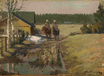 Kosaken zu Pferd, 1916