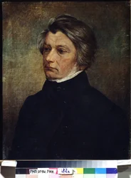 Porträt des Dichters Adam Mickiewicz (1798-1855)