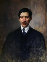 Porträt von Korney Chukowsky, ca. 1909