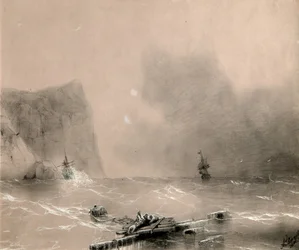 Die Katastrophe der britischen Flotte vor der Küste von Balaklawa am 14. November 1854, 1854