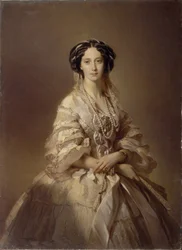 Porträt von Maria Alexandrowna 1824-1880, Kaiserin von Russland