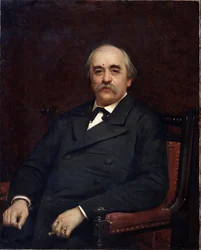 Porträt des Schriftstellers Grigori Danilewski (1829-1890)