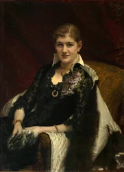 Porträt von Y.A. Voeykova