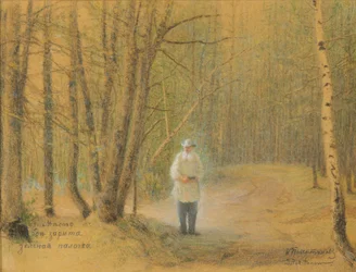 Leo Tolstoi im Zakaz-Wald