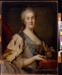 Porträt der Kaiserin Katharina II