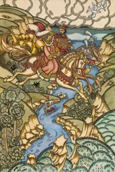 Illustration für das Märchen Marya Morevna, 1913-1915