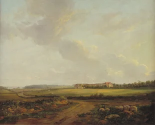 Ansicht von Engelholm bei Præstø in Seeland