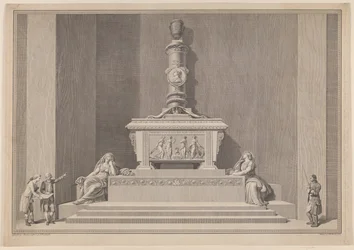 Grabmonument von Frederik V in der Domkirche von Roskilde