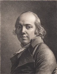 Jens Juels gezeichnetes Selbstporträt