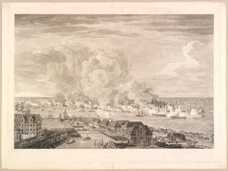 Schlacht auf der Reede am 2. April 1801