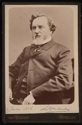 Porträt von Franciscus Cornelius Donders, 1818-1889, 1. Juli 1884