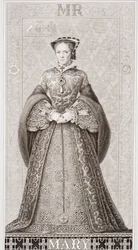 Königin Maria (1516-58) aus 