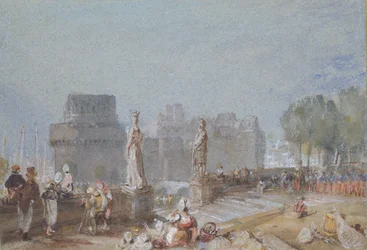 Chateau de Nantes, ca. 1830