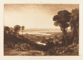 Zusammenfluss von Severn und Wye, veröffentlicht 1811