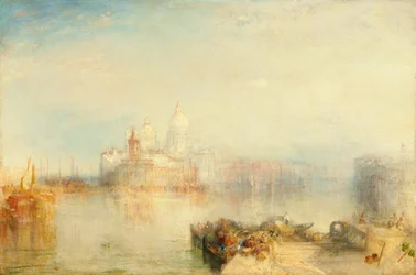 Die Dogana und Santa Maria della Salute, Venedig, 1843