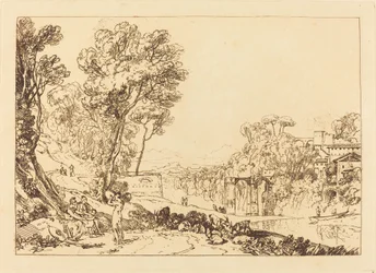 Die Frau und Tamburin, veröffentlicht 1807