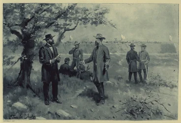 Kapitulation von Pemberton vor Grant