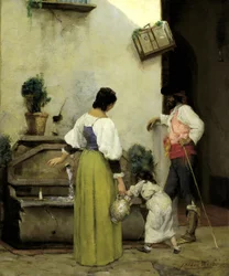 An der Viehtränke