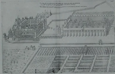 Schloss Gaillon und Gärten, aus 