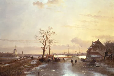 Winterszene, 1853