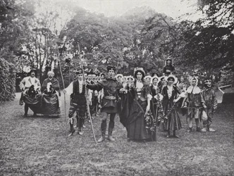 Das Sherborne-Festspiel, Morris-Tänzer im Grünen Wald