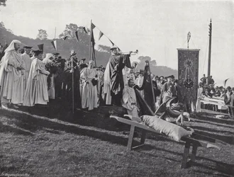 Das walisische Eisteddfod, Eröffnung des Gorsedd