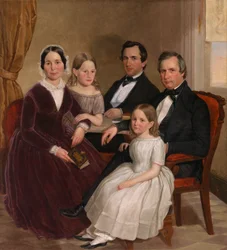 William Jervis Hough und Familie
