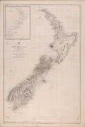 Karte von Neuseeland