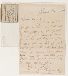Brief an den Herausgeber des Liverpool Weekly Courier, 21. Oktober 1917