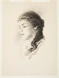 Porträt, möglicherweise Elizabeth Vail