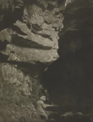 Camera Work: Mann beim Skizzieren, 1910
