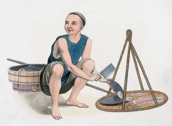 Ein Fischhändler, 1800