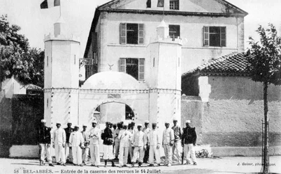 Kaserne der Rekruten der französischen Fremdenlegion, Sidi Bel Abbès, Algerien, 14. Juli 1906