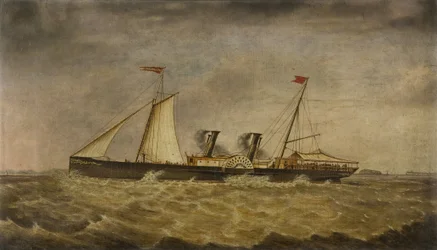 Alter Bristol-Paddel-Vergnügungsdampfer 