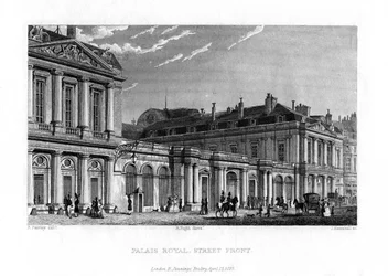 Palais Royal, Paris, Frankreich, 1829