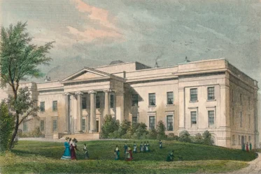 New Merchant Maiden Hospital, Lauriston Lane, Edinburgh, ca. 1830