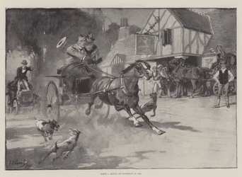 Pferd gegen Motor, oder Durchbrennen im Jahr 1900