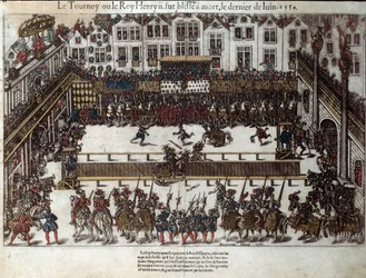 Turnier und Tod von Henri II (30. Juni 1559)